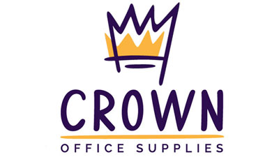 Crown office supplies logo, net 30 account, 