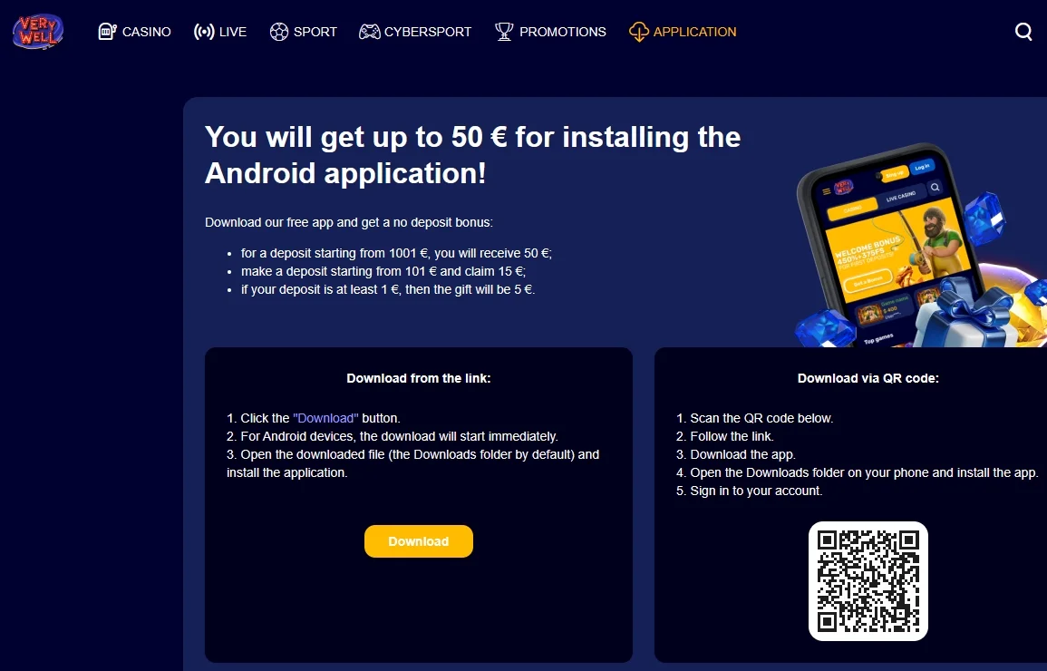 Bonus terms for installing the Verywell mobile app