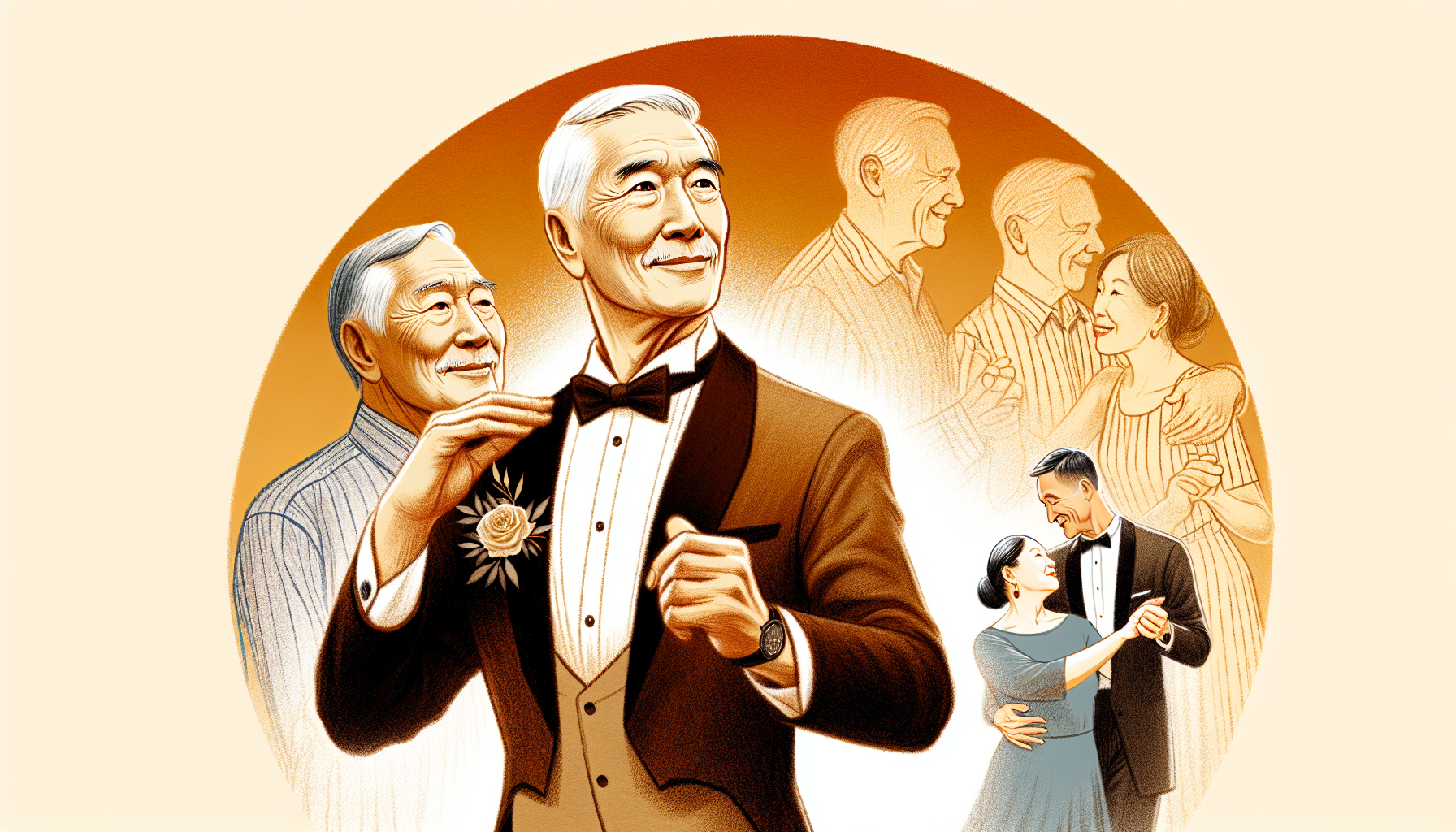 Illustration of improved sexual function in elderly men