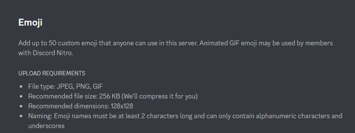 Discord's emoji feature