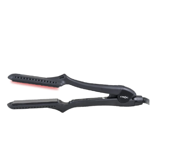 The CROC® Masters Infrared Black Titanium Flat Iron 1" is a highly effective styling tool that is a valuable addition to any hairdressing kit. 