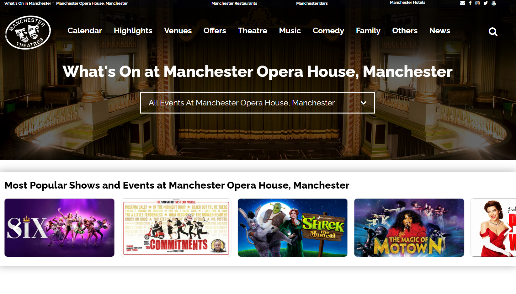 Theatres in Manchester