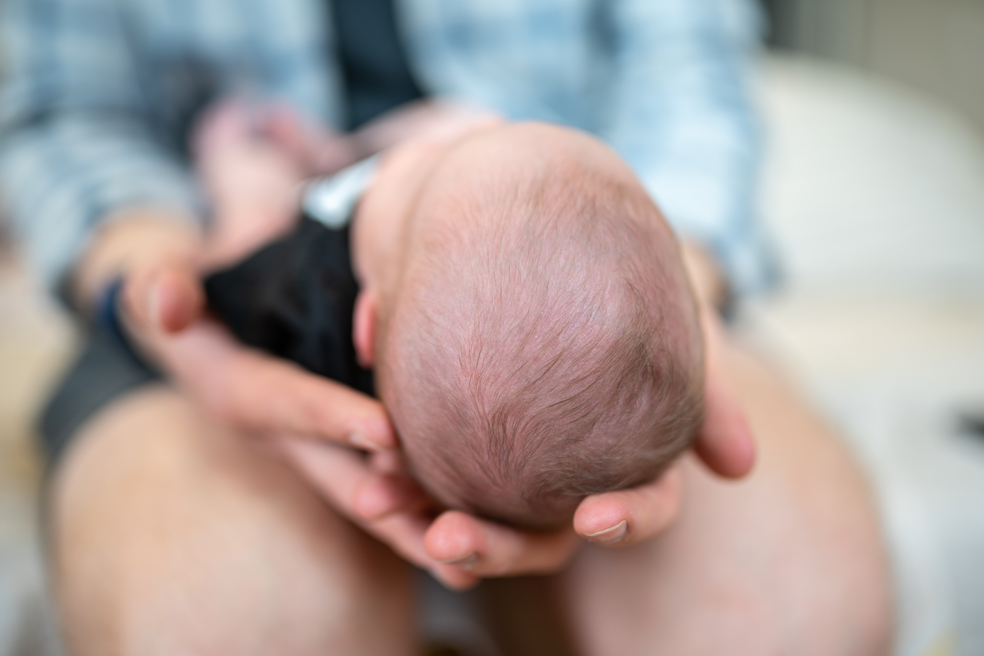 Hair growth starts before birth.