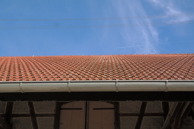 roof panels, gutter, roof