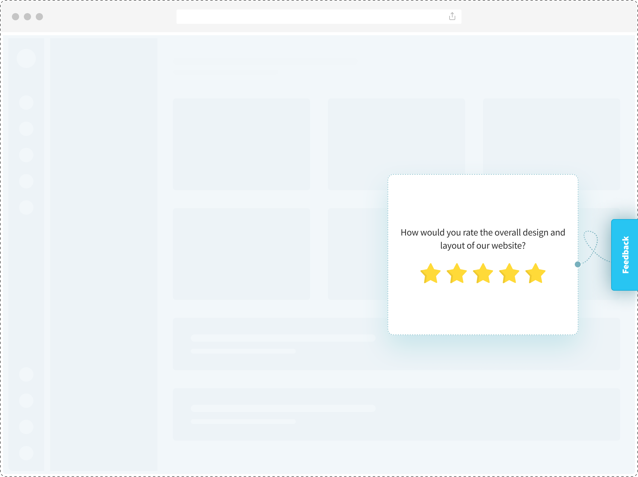 Website Feedback Widget Simple Feedback Button Survey