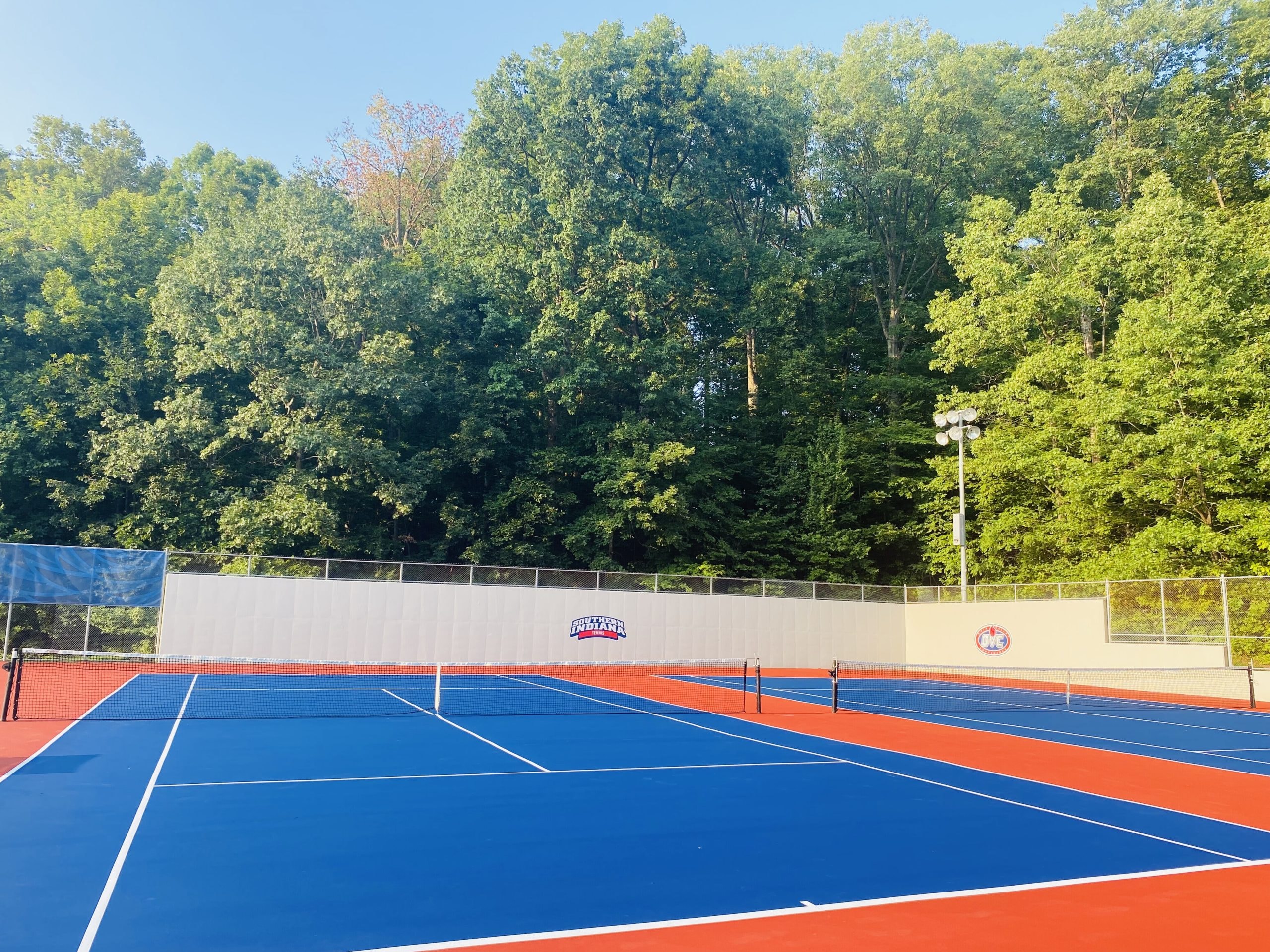 Custom Colored Tennis Court