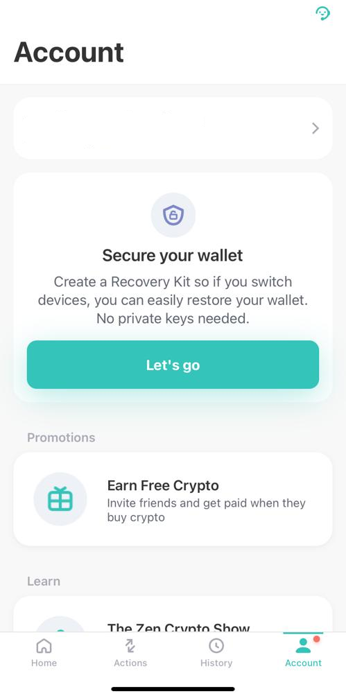 Secure mobile cryptocurrency wallet