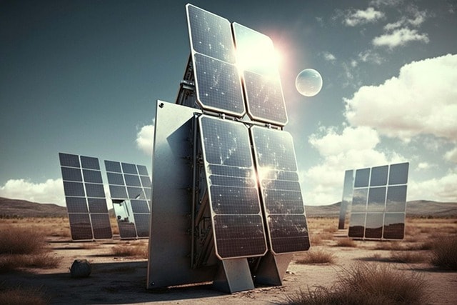 ai-generated, solar, panel, photovoltaic, energy, green electricity, environment