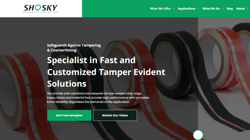 Shosky Security one of top evidence bag manufacturers