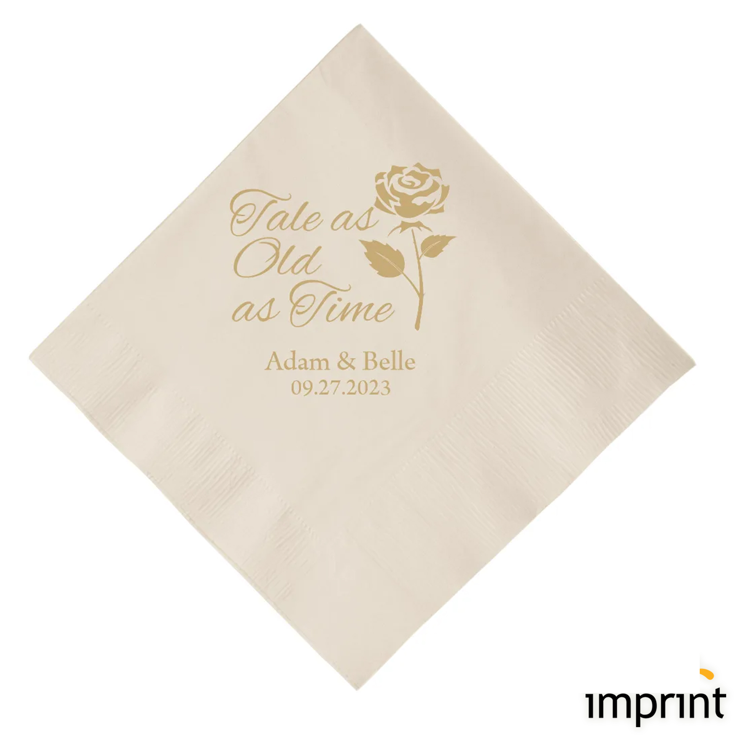 monograms paper napkins