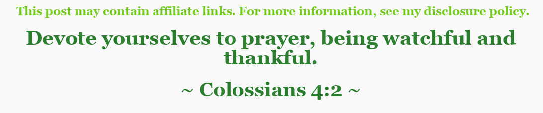 ACTS Prayer Model Bible Verse  copy Colossians 4:2