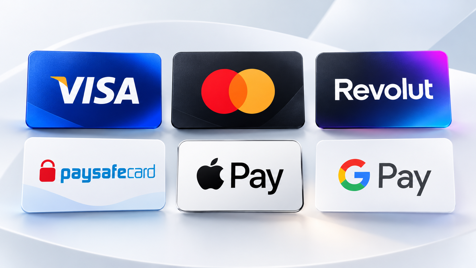 Visa casino och andra betalningsalternativ med Mastercard, Revolut, Paysafecard, Apple Pay och Google Pay.
