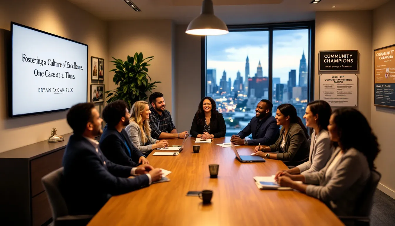 Why attorneys choose to stay at Bryan Fagan PLLC, highlighting a supportive work environment.