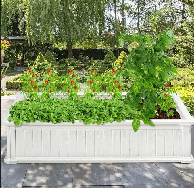 vinyl raised beds