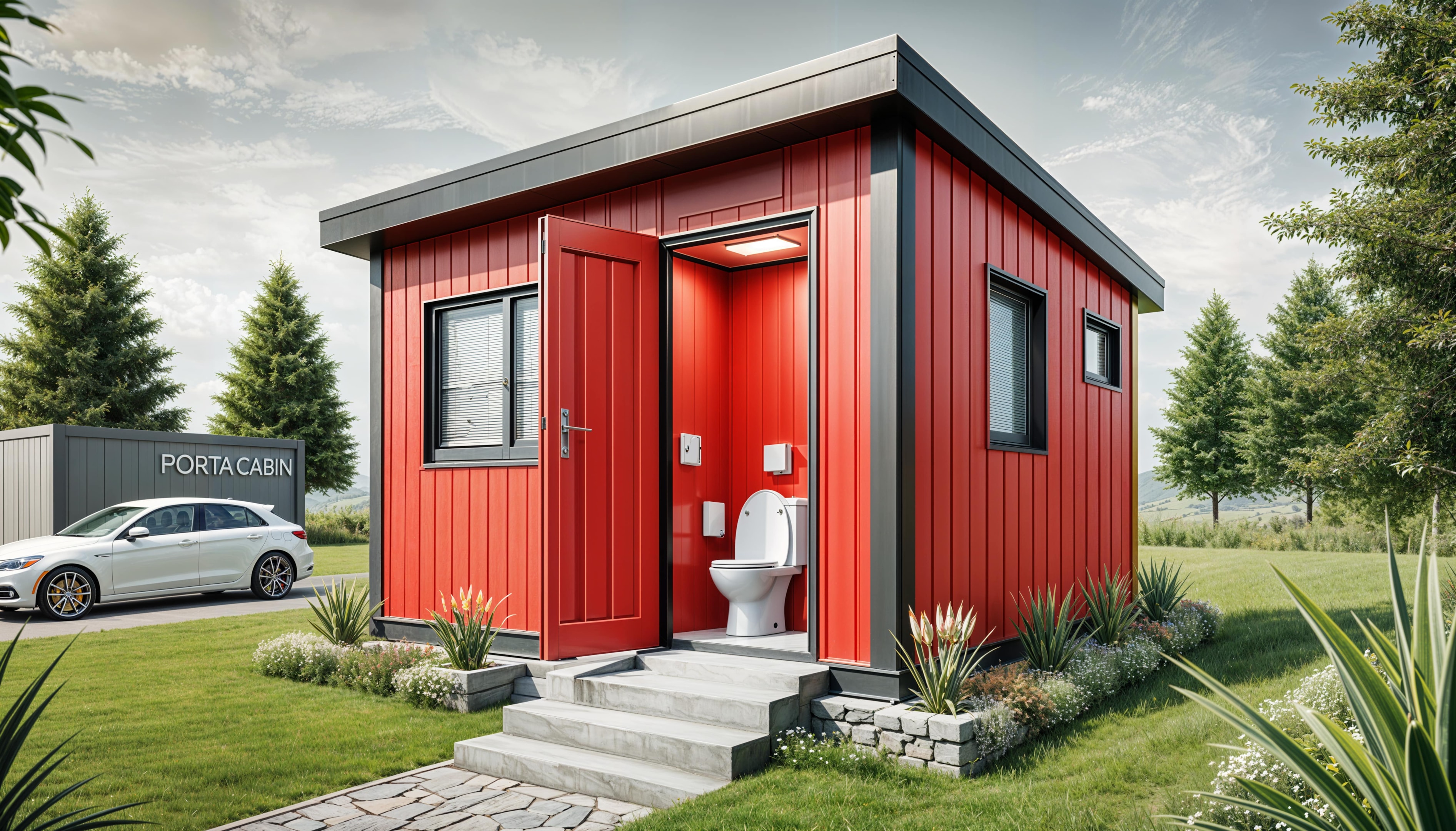 Use of portable toilet