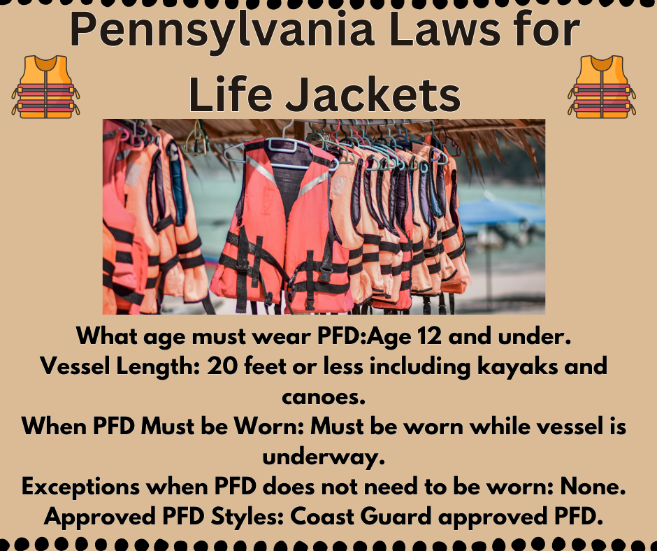 An overview of life jackets and the PA life jacket law.