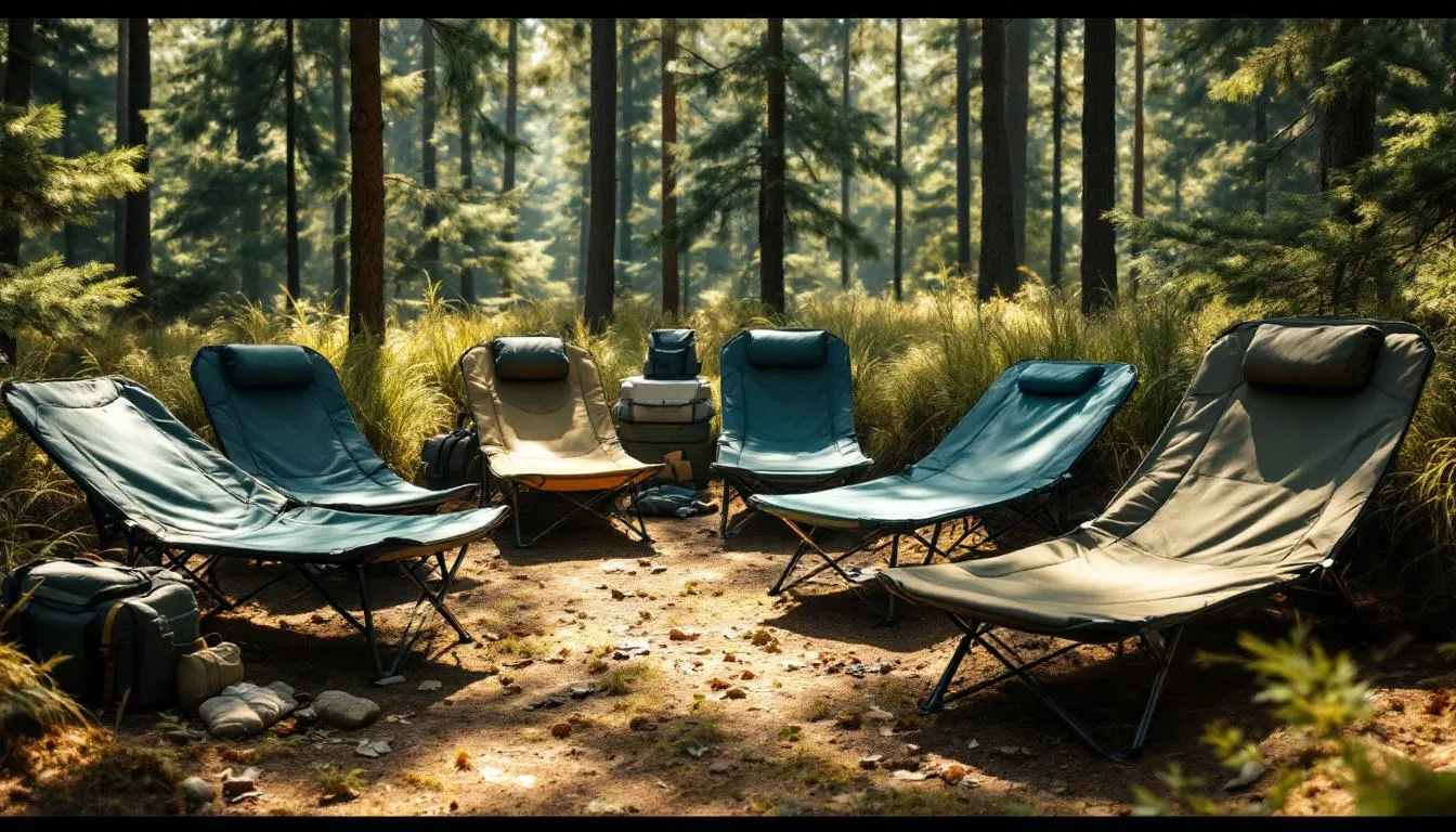 A variety of camping cots with different features to help choose the right one.