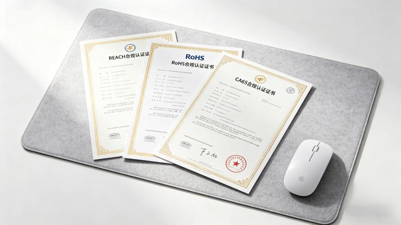 International Compliance of Mouse Pad