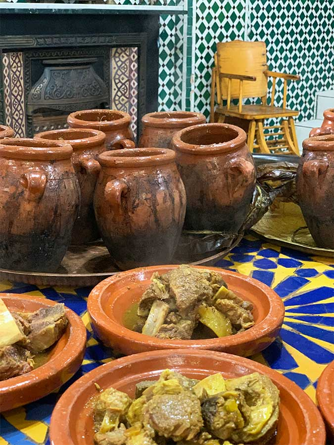 Tanjia Marrakchia, a signature dish from Marrakech.