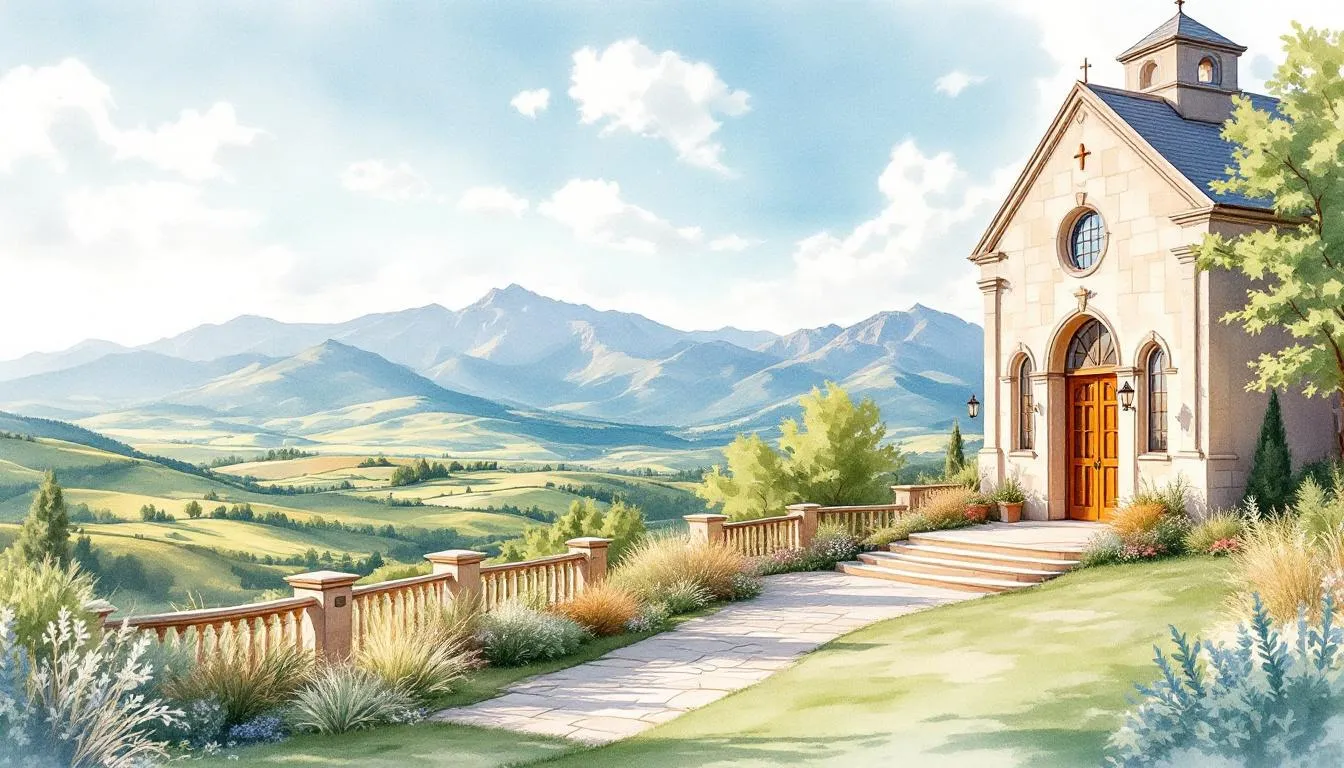 Scenic outdoor wedding venue with panoramic views, perfect for a dream wedding.