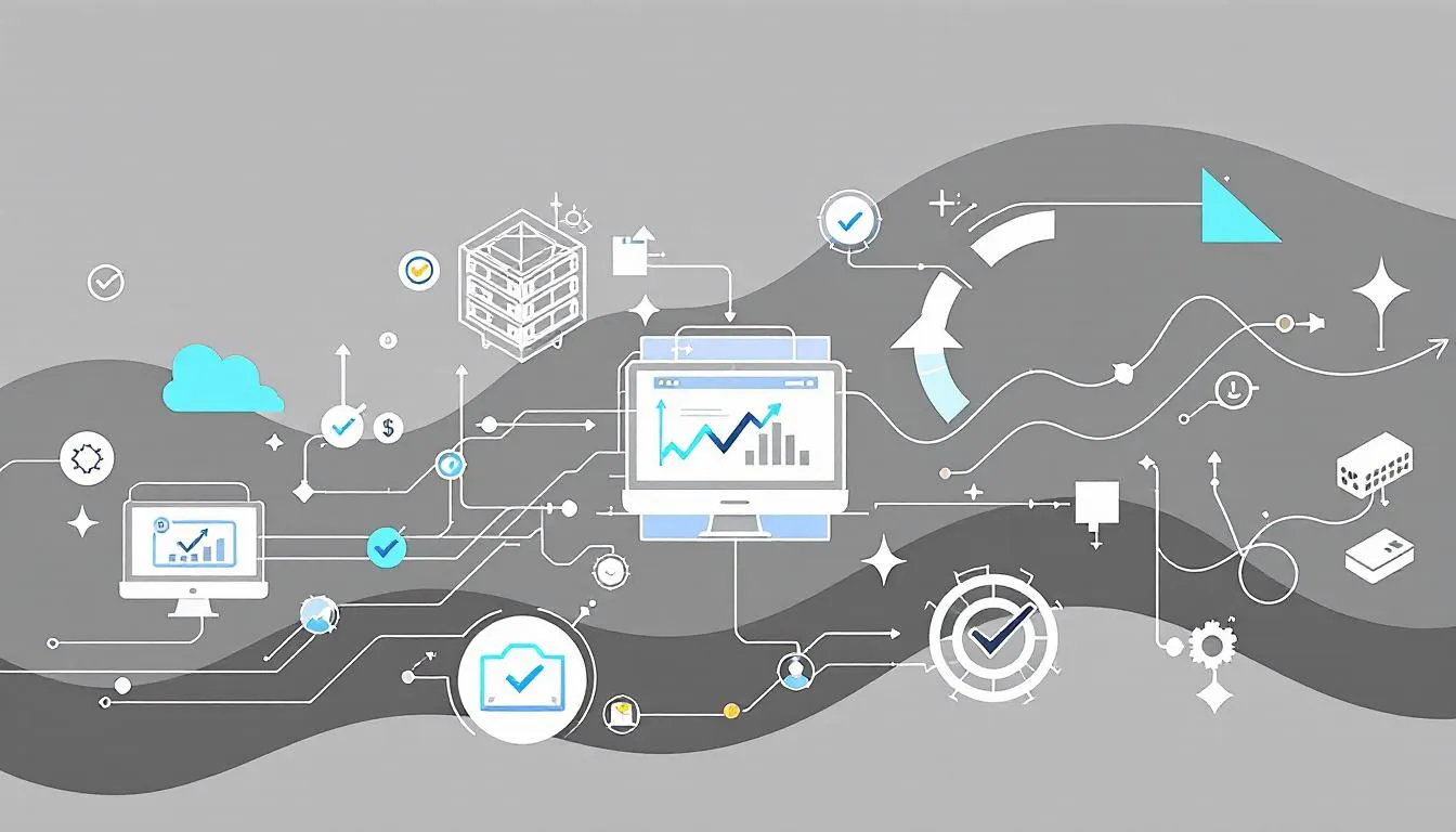 Illustration du financement IT pour PME, mettant en avant des ordinateurs et des solutions de financement.