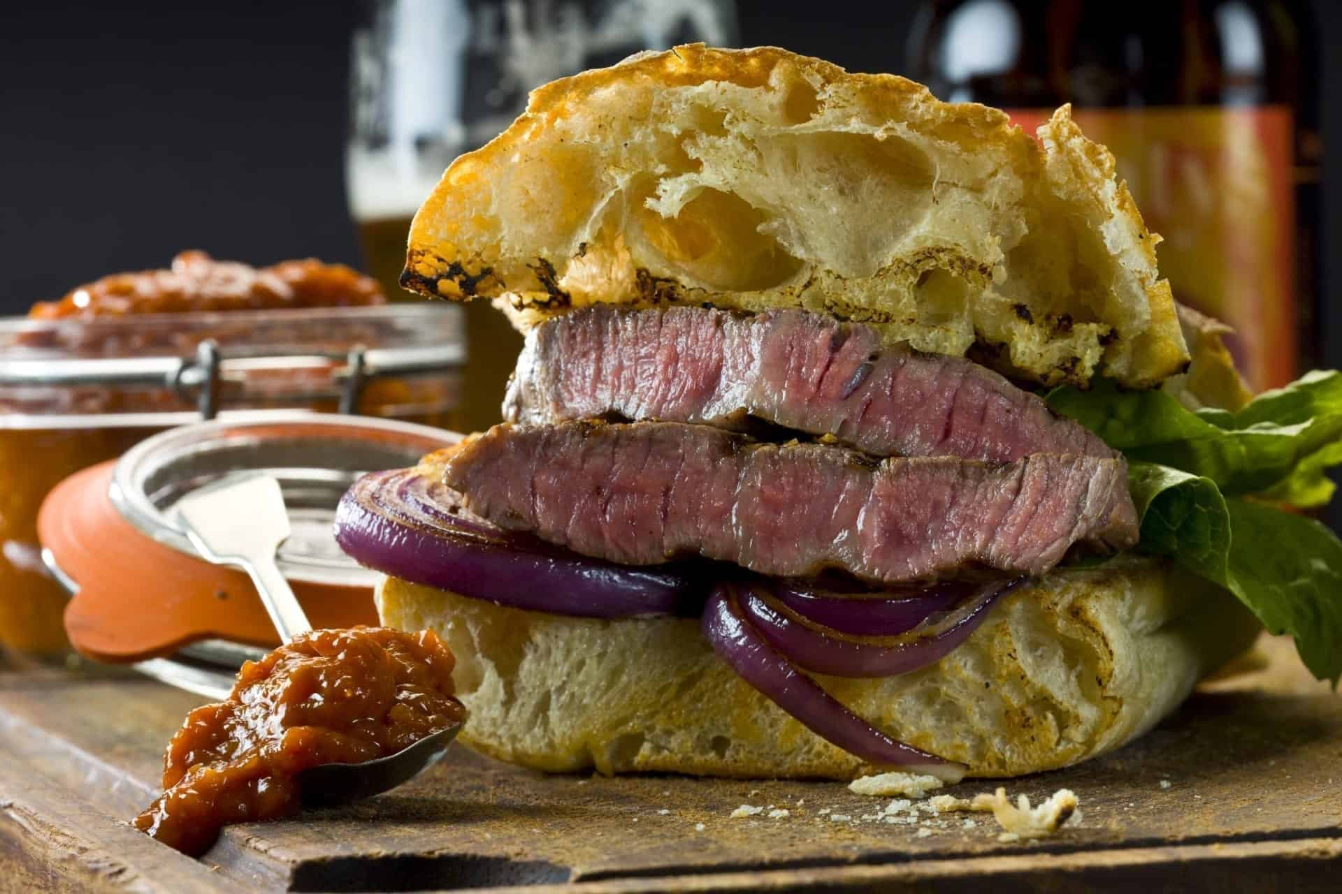 Griddled Steak Sandwich