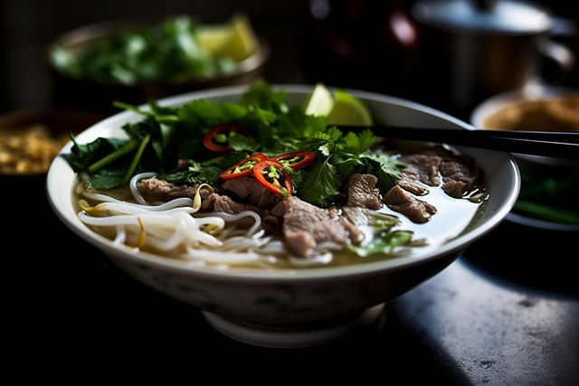 noodle soup, pho, vietnamese cuisine