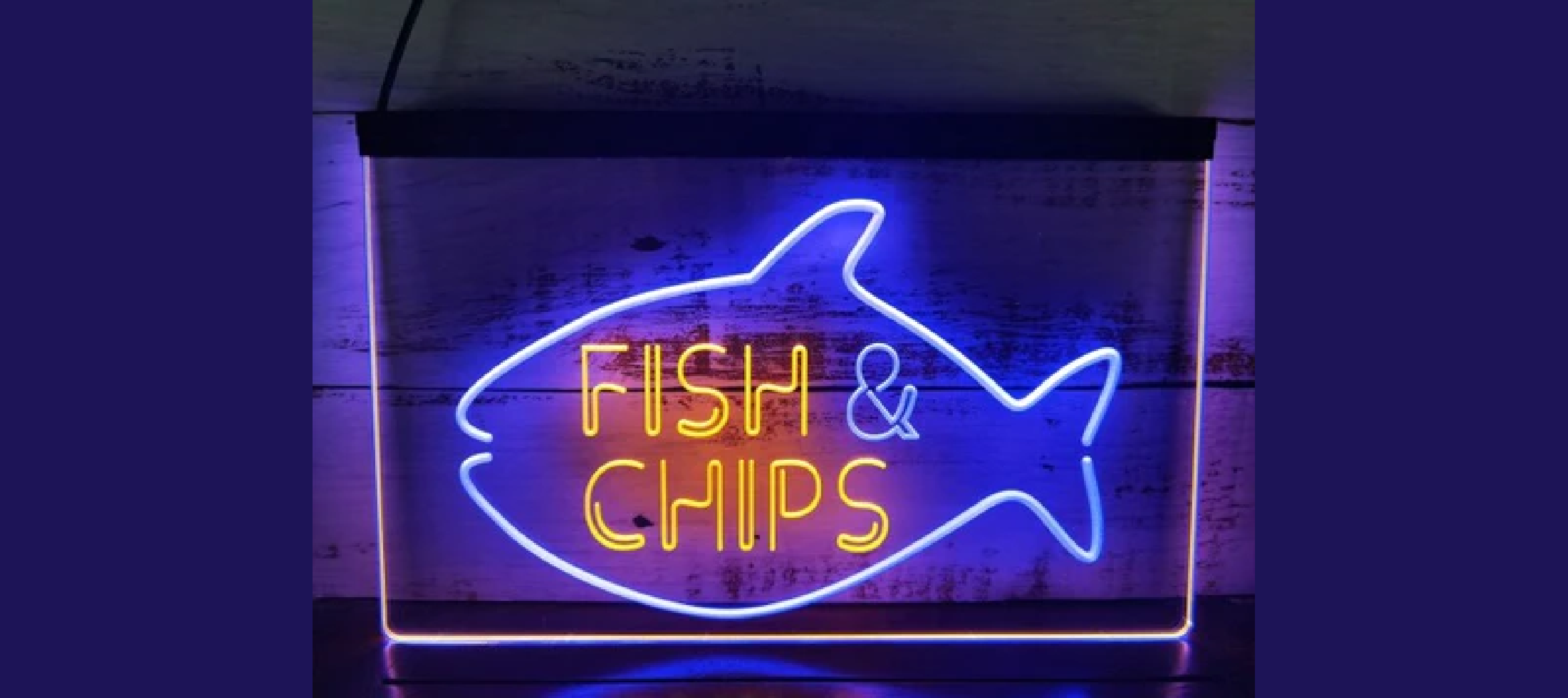 "Fish & Chips" Neon Sign Fail