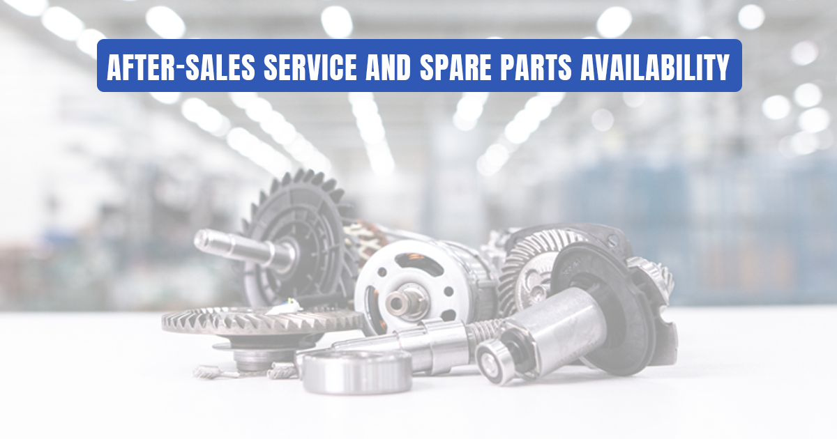 Close-up of assorted machinery spare parts and gears.