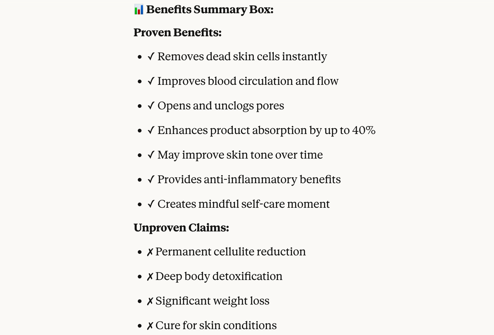 Benefits of Dry Brushing