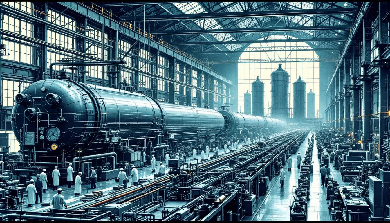 An overview of manufacturing process monitoring in an industrial setting.