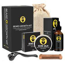 Naland Beard Growth Kit, for beard hair growth and moisturizer for black men hair 