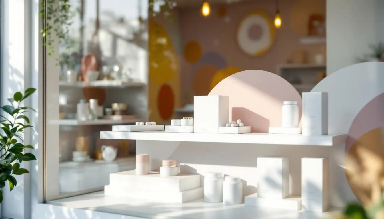 A storefront in New Zealand selling perimenopause supplements.