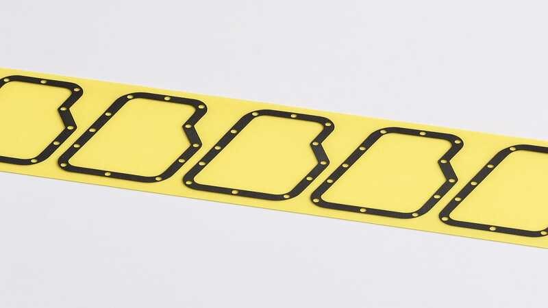 Kiss-cut gaskets remain on the backing sheet, making them easy to handle and transport.