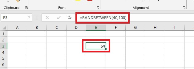 Randbetween with lowest and highest values.