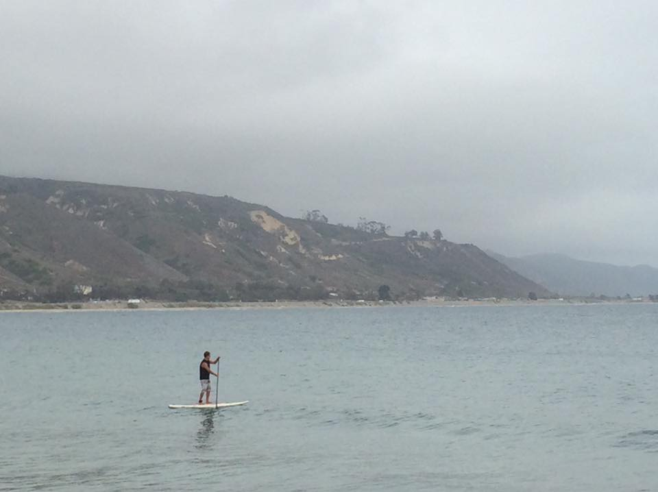 stand up paddle board on the ocean