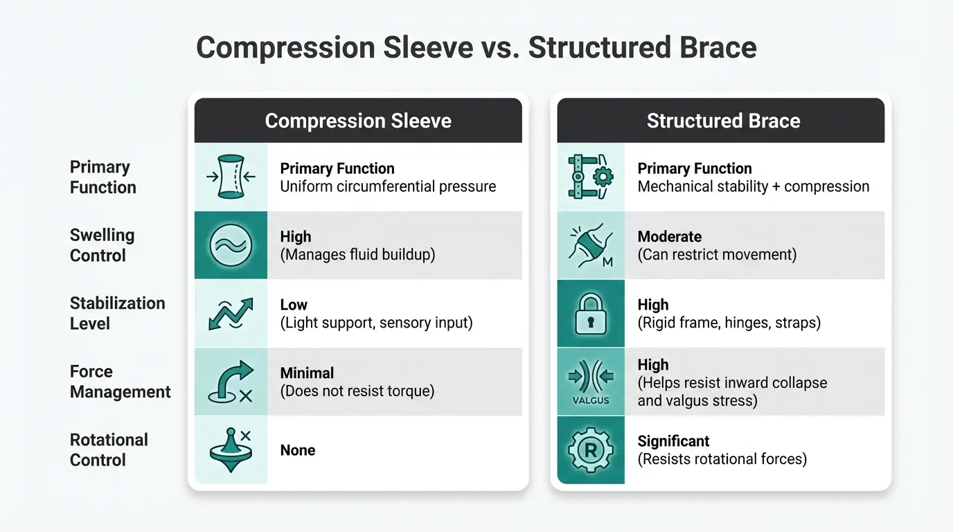 How Knee Compression Sleeves Actually Work for Swelling