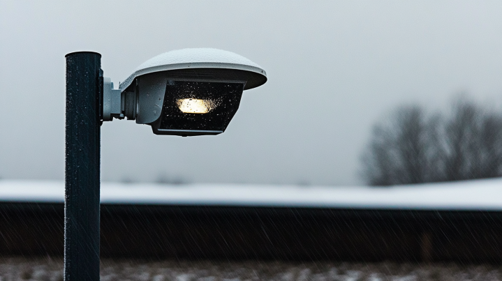 Security Light overlooking farm