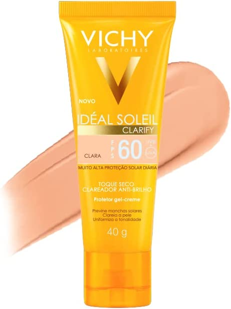 Protetor solar facial Vichy Idéal Soleil Clarify. Fonte: Época Cosméticos