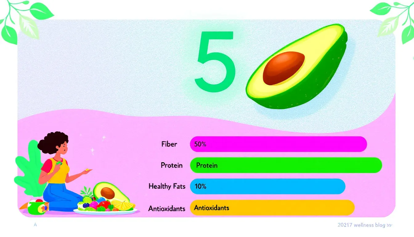 Top Health Benefits Avocado Seed: Why You Shouldn't Toss It 2 Nutritional profile of avocado seed showcasing its beneficial compounds.