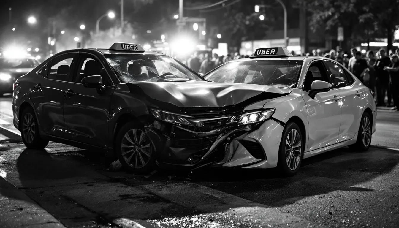 Common causes of Uber accidents in Durham, including distracted driving and speeding.
