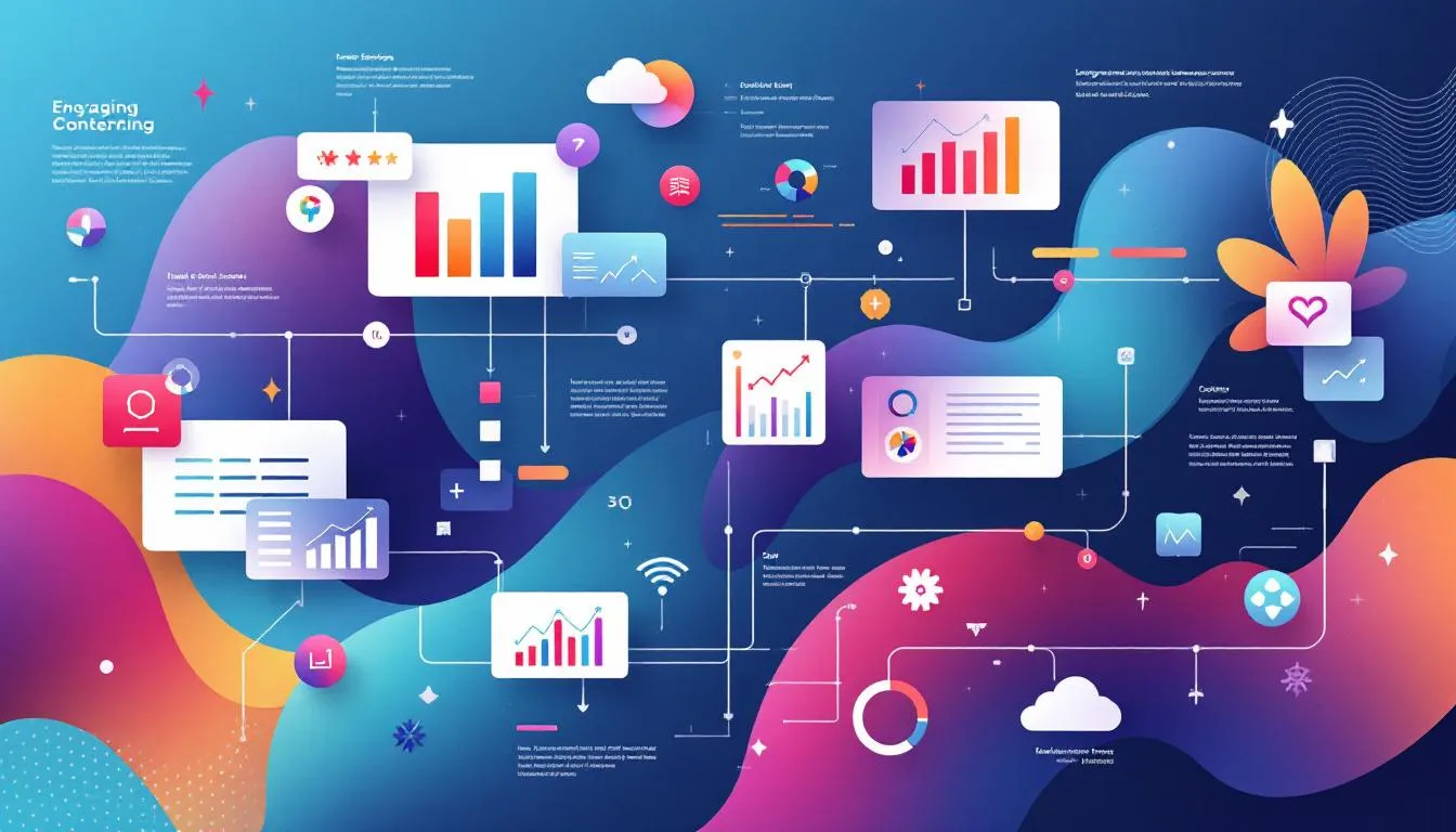 A visual representation of engaging content through various formats.