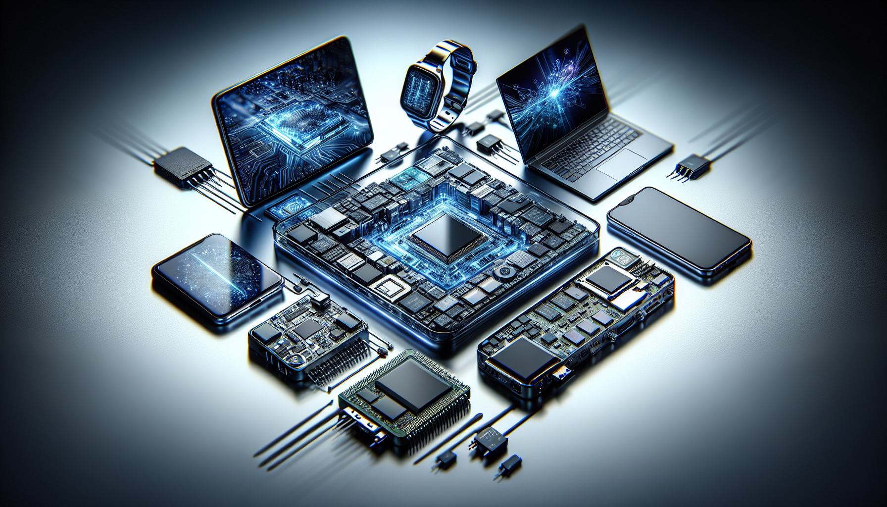 Illustration of SoC technology in consumer electronics