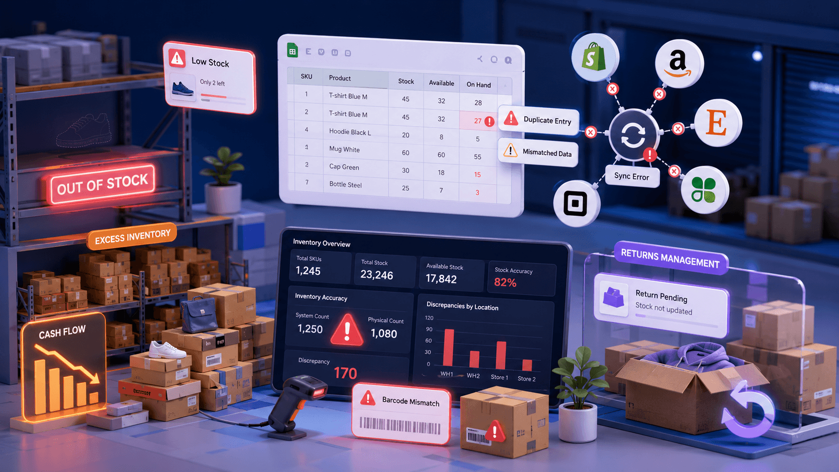 Inventory Management for Small Business: Reduce Stock Errors and Grow Profit