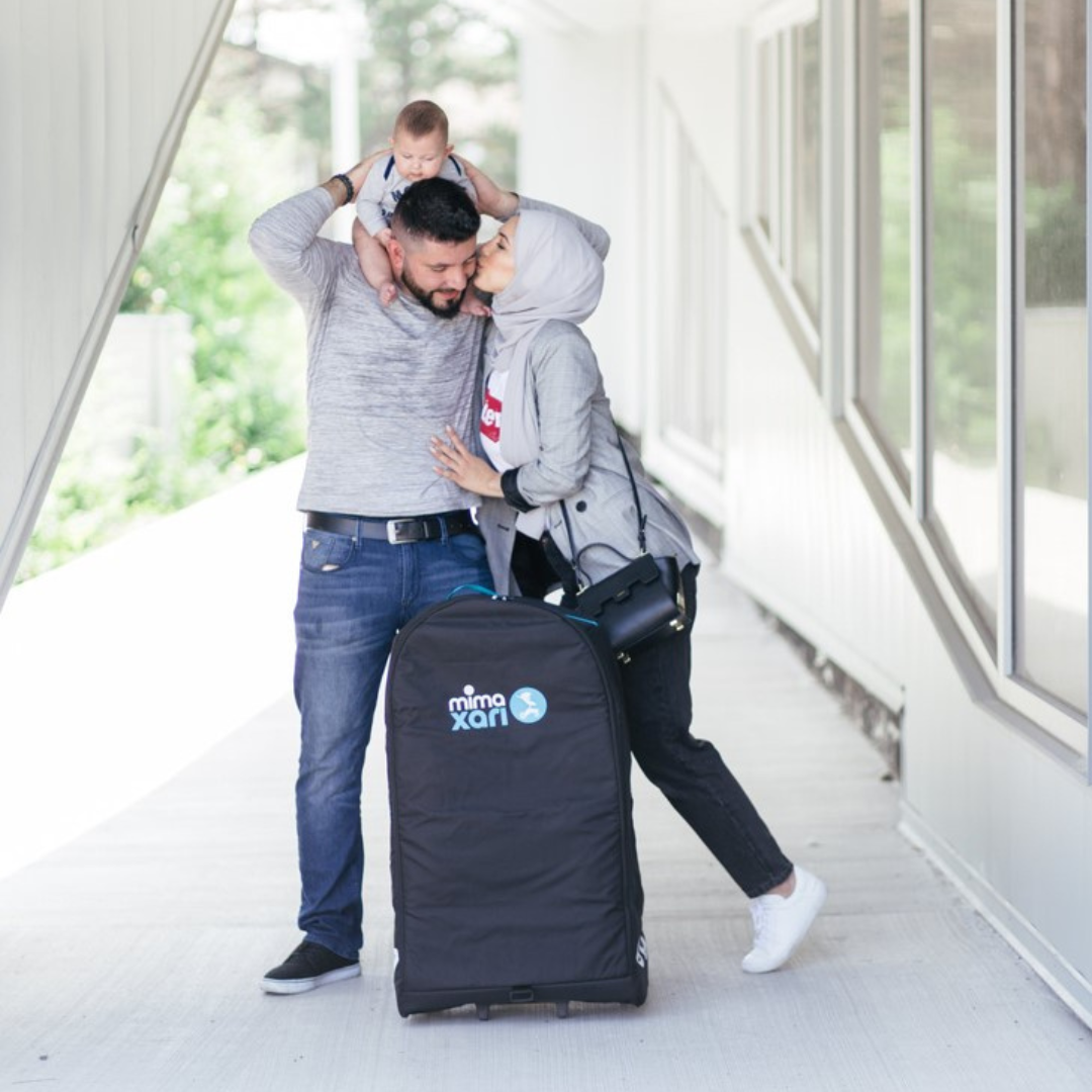 Stroller travel bag for the Xari Signature and Mima Xari Max stroller for traveling.