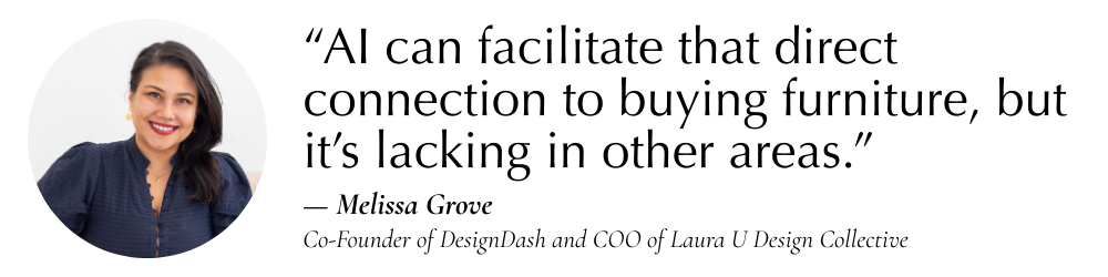 a quote from an interior designer