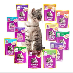 Wet food best sale kucing whiskas