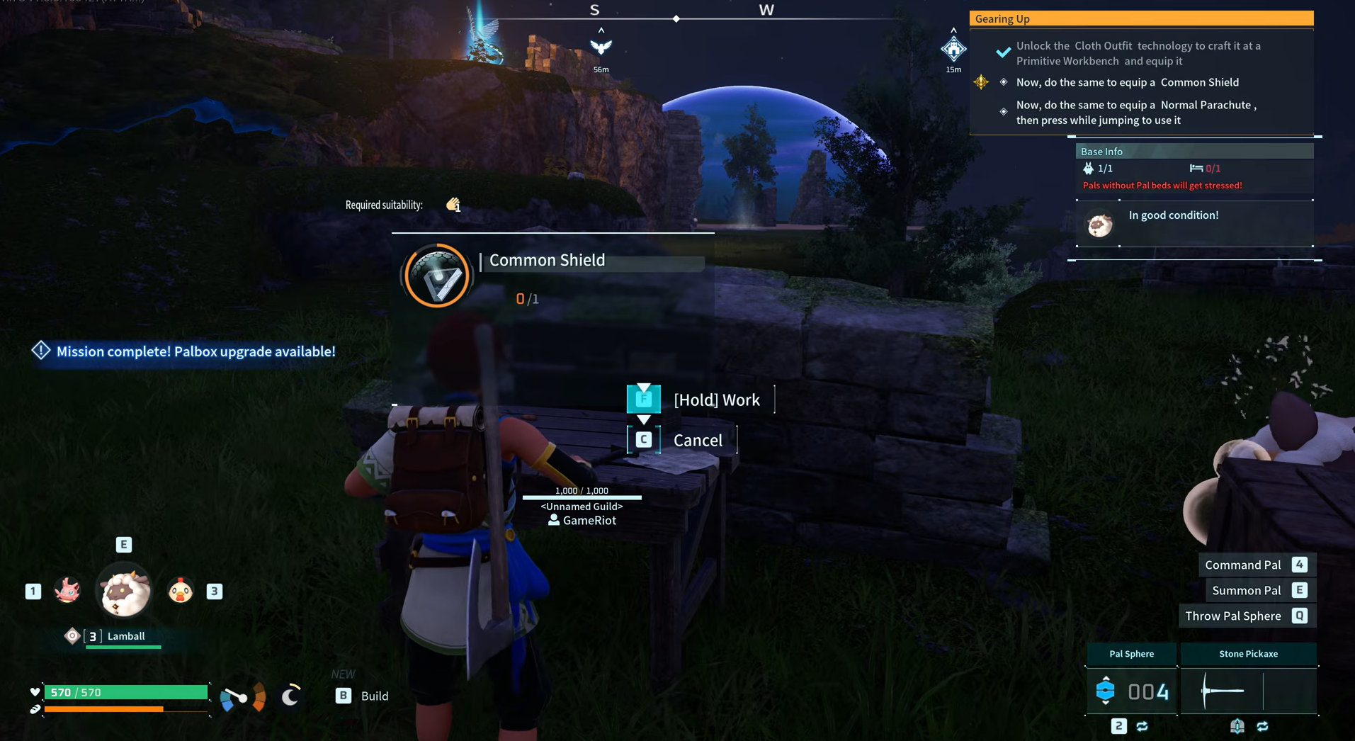 shields in palworld 1.0