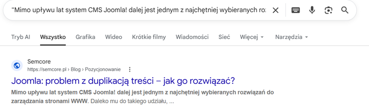 Jak sprawdzić, czy strona jest zaindeksowana w Google?