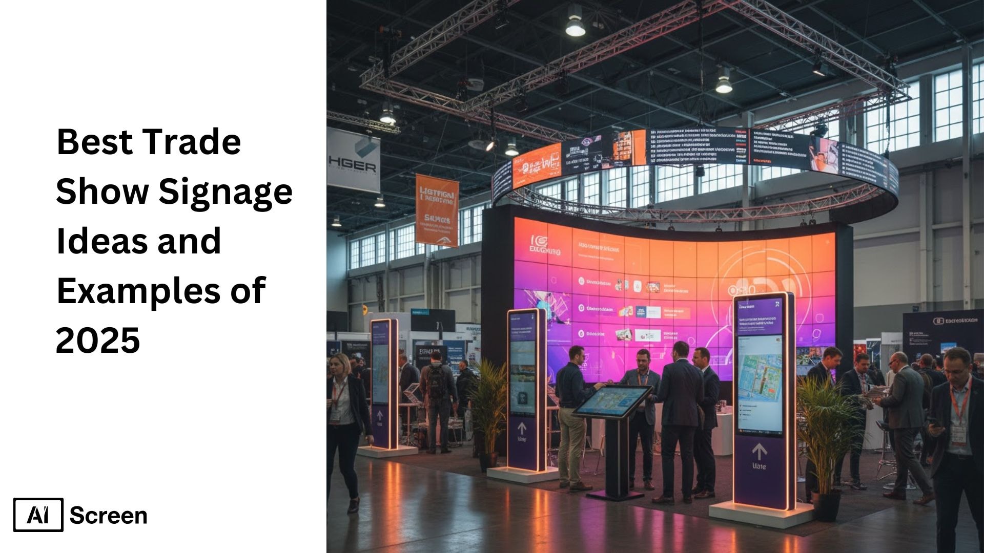 Which Are The Best Trade Show Signage Ideas? 1 trade show signage display examples